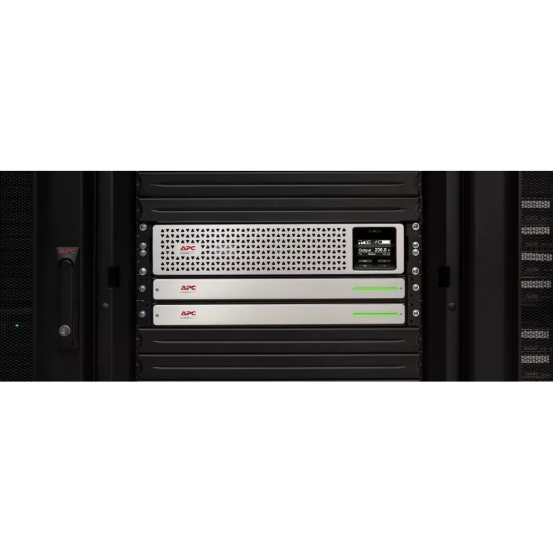 APC Smart-UPS On-Line, 1500VA, Rackmount 3U, 230V, 8x C13 IEC-Ausgänge, SmartSlot, verlängerte Überbrückungszeit, mit Rackschienen, mit externem Lithium-Ionen-Akku