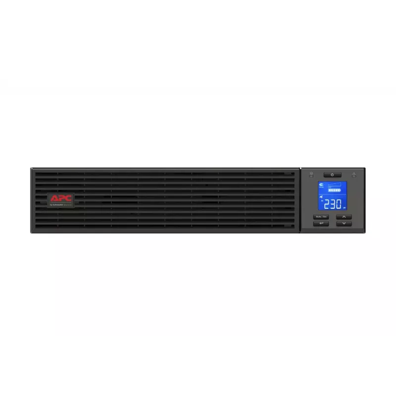 APC Easy UPS On-Line, 1000VA/800W, Rackmount 2U, 230V, 3x IEC C13-Ausgänge, Intelligent Card Slot, LCD, ohne Schienensatz