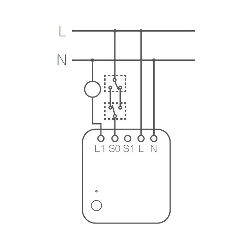 AQARA Smart Home Einzelschaltermodul T1, mit Neutralleiter (SSM-U01)