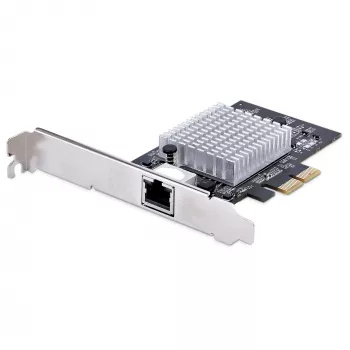 StarTech.com 1-Port 10Gbps PCIe-Netzwerkadapterkarte, Netzwerkkarte für PC/Server, Sechs-Geschwindigkeits-PCIe-Ethernetkarte mit Jumbo-Frame-Unterstützung, NIC/LAN-Schnittstellenkarte, 10GBASE-T und NBASE-T
