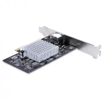 StarTech.com 1-Port 10Gbps PCIe-Netzwerkadapterkarte, Netzwerkkarte für PC/Server, Sechs-Geschwindigkeits-PCIe-Ethernetkarte mit Jumbo-Frame-Unterstützung, NIC/LAN-Schnittstellenkarte, 10GBASE-T und NBASE-T