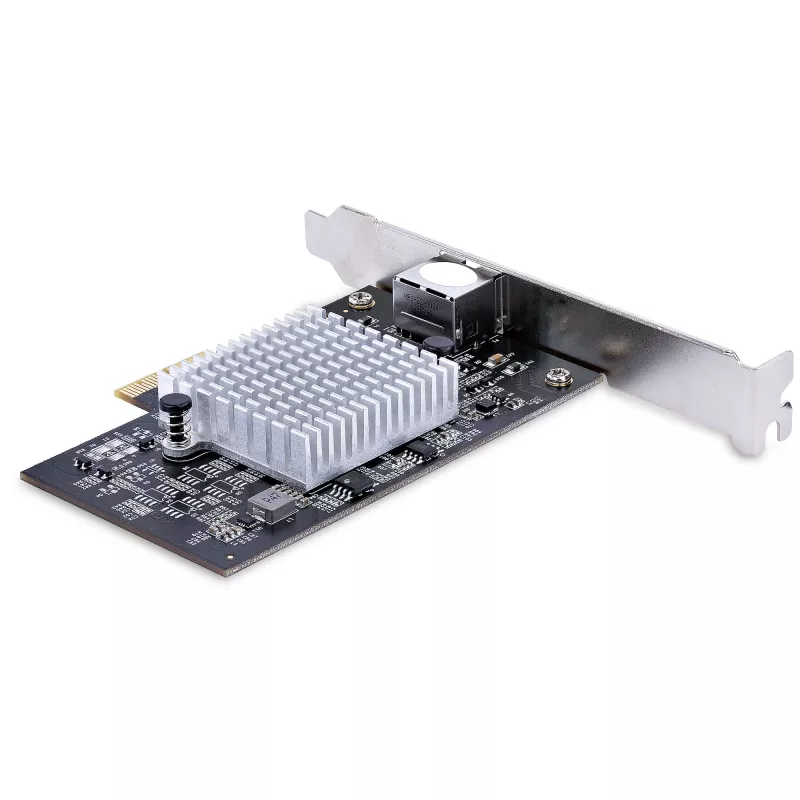 StarTech.com 1-Port 10Gbps PCIe-Netzwerkadapterkarte, Netzwerkkarte für PC/Server, Sechs-Geschwindigkeits-PCIe-Ethernetkarte mit Jumbo-Frame-Unterstützung, NIC/LAN-Schnittstellenkarte, 10GBASE-T und NBASE-T
