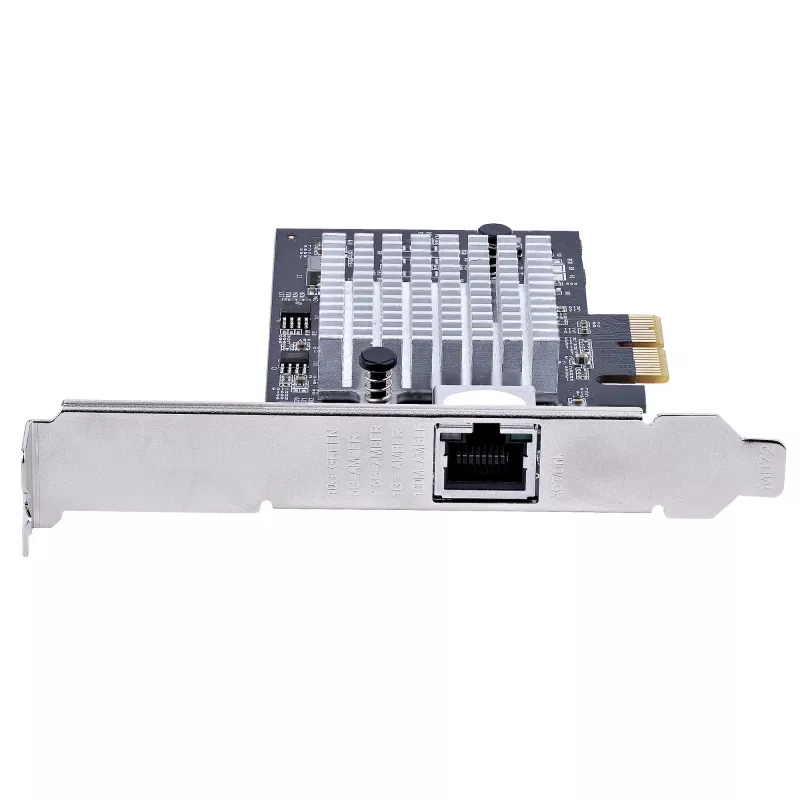 StarTech.com 1-Port 10Gbps PCIe-Netzwerkadapterkarte, Netzwerkkarte für PC/Server, Sechs-Geschwindigkeits-PCIe-Ethernetkarte mit Jumbo-Frame-Unterstützung, NIC/LAN-Schnittstellenkarte, 10GBASE-T und NBASE-T
