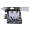 StarTech.com 1-Port 10Gbps PCIe-Netzwerkadapterkarte, Netzwerkkarte für PC/Server, Sechs-Geschwindigkeits-PCIe-Ethernetkarte mit Jumbo-Frame-Unterstützung, NIC/LAN-Schnittstellenkarte, 10GBASE-T und NBASE-T