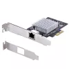 StarTech.com 1-Port 10Gbps PCIe-Netzwerkadapterkarte, Netzwerkkarte für PC/Server, Sechs-Geschwindigkeits-PCIe-Ethernetkarte mit Jumbo-Frame-Unterstützung, NIC/LAN-Schnittstellenkarte, 10GBASE-T und NBASE-T