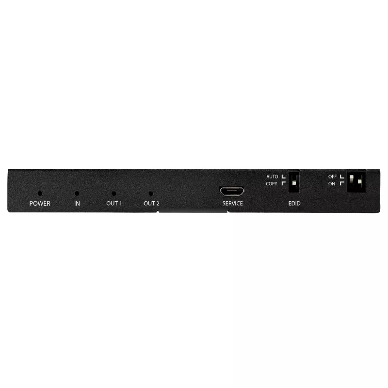 StarTech.com 2-Port HDMI-Splitter (1x2) – 4K 60Hz UHD HDMI 2.0 Audio-Video-Splitter mit Scaler und Audio-Extractor (3,5 mm/SPDIF) – Dual HDMI-Splitter (1-Eingang 2-Ausgang) – EDID-Kopie – TV/Projektor