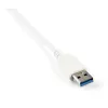StarTech.com 3-Port tragbarer USB 3.0 Hub mit Gigabit-Ethernet - integriertes Kabel~3-Port tragbarer USB 3.0 Hub mit Gigabit-Ethernet - 5 Gbit/s - integriertes Kabel