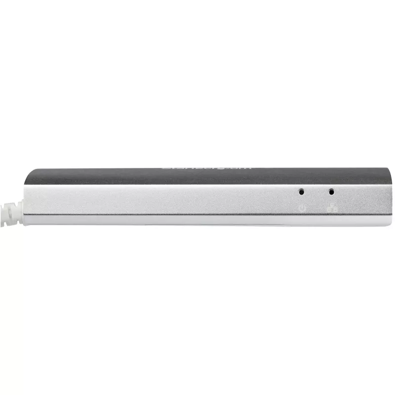 StarTech.com 3-Port tragbarer USB 3.0 Hub mit Gigabit-Ethernet - integriertes Kabel~3-Port tragbarer USB 3.0 Hub mit Gigabit-Ethernet - 5 Gbit/s - integriertes Kabel