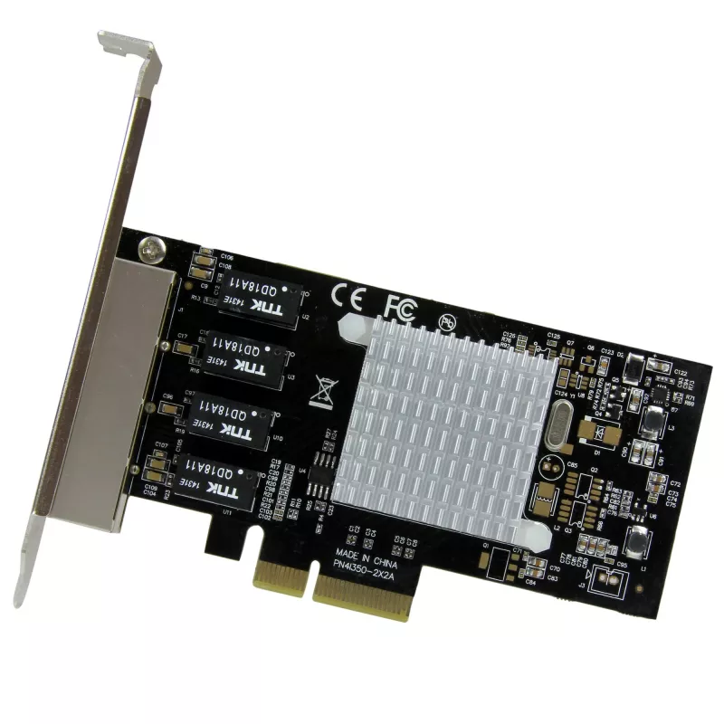 StarTech.com 4-Port-Gigabit-Ethernet-Netzwerkkarte – PCI Express, Intel I350 NIC