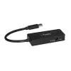 StarTech.com 4-Port USB 3.0 Hub (SuperSpeed 5 Gbit/s) mit Schnellladung – Tragbarer USB 3.1 Gen 1 Typ-A Laptop/Desktop Hub – USB Bus-Power oder selbstbetrieben für hohe Leistung – Mini/Kompakt