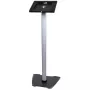 StarTech.com Sicherer Tablet-Bodenständer - Diebstahlsicher, Schwarz, Silber, Tablet, Multimediaständer, Aluminium, Kunststoff, Stahl, 1,5 kg, 24,6 cm (9,7 Zoll)