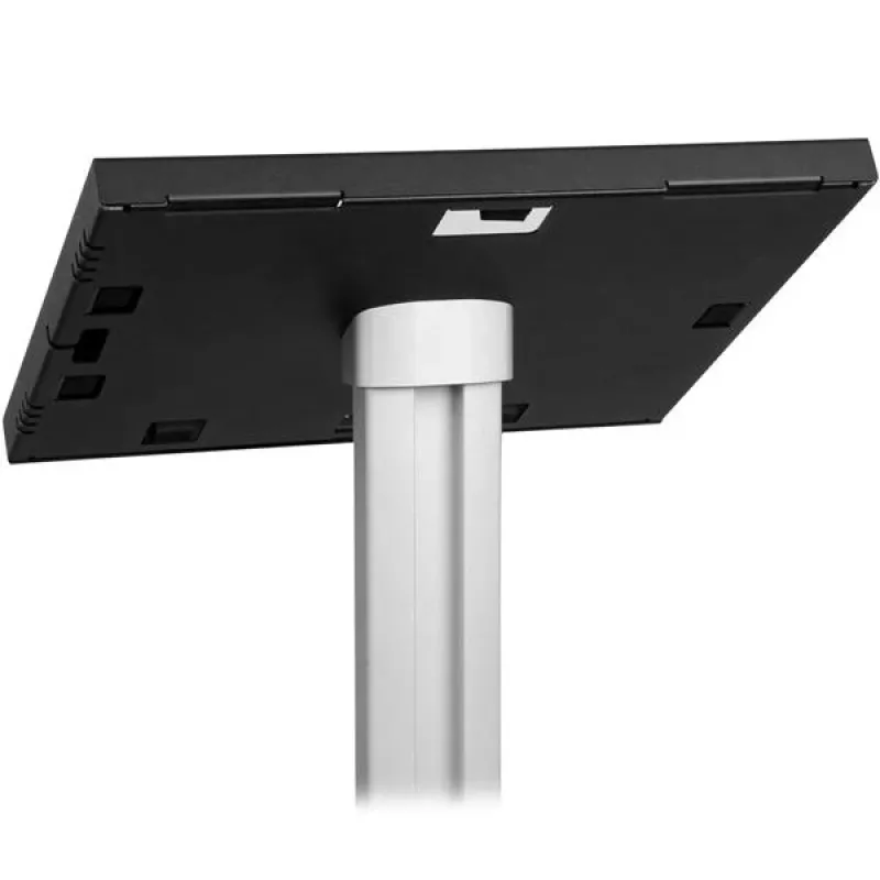 StarTech.com Sicherer Tablet-Bodenständer - Diebstahlsicher, Schwarz, Silber, Tablet, Multimediaständer, Aluminium, Kunststoff, Stahl, 1,5 kg, 24,6 cm (9,7 Zoll)