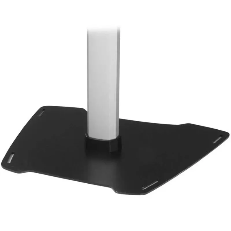 StarTech.com Sicherer Tablet-Bodenständer - Diebstahlsicher, Schwarz, Silber, Tablet, Multimediaständer, Aluminium, Kunststoff, Stahl, 1,5 kg, 24,6 cm (9,7 Zoll)