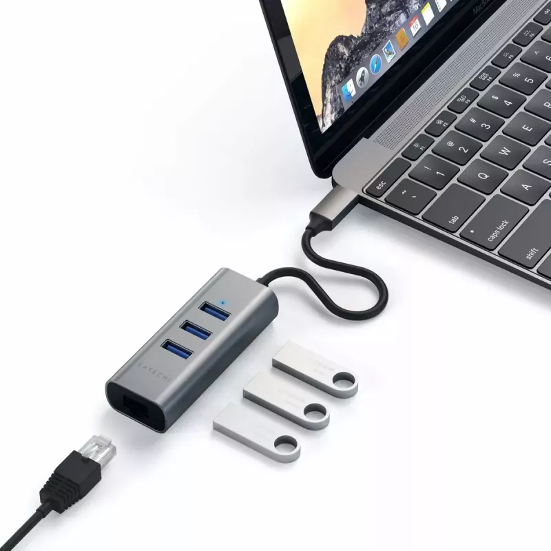 Laptop-Dock Satechi ST-TC2N1USB31AM