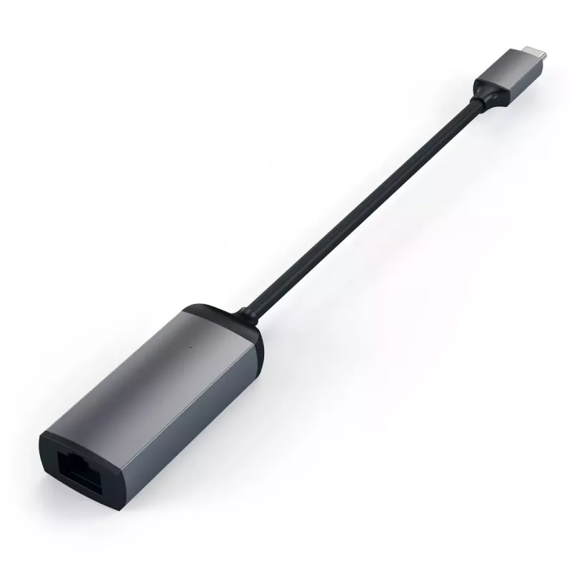 Schnittstellenadapter Satechi ST-TCENM – grau, 23,1 × 62,9 × 13,9 mm, 1 Stück, kompatibel mit Windows/Chrome OS/macOS
