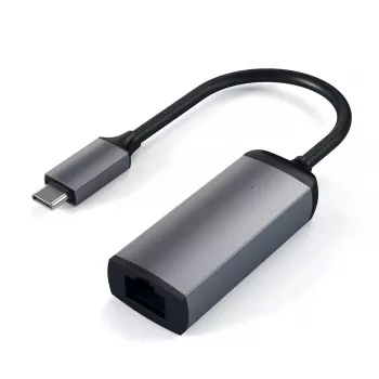 Schnittstellenadapter Satechi ST-TCENM – grau, 23,1 × 62,9 × 13,9 mm, 1 Stück, kompatibel mit Windows/Chrome OS/macOS