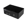 StarTech.com 2-Port Dual DisplayPort USB KVM-Switch mit Audio & USB 2.0 Hub