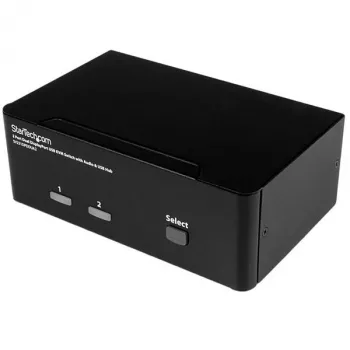 StarTech.com 2-Port DisplayPort Dual-Monitor KVM Switch – 4K 60Hz