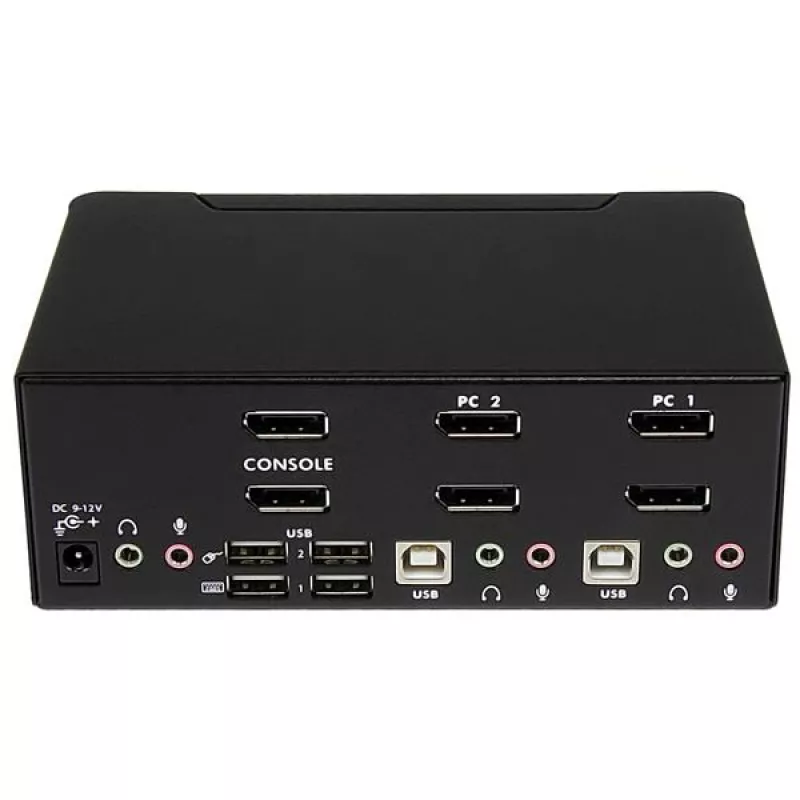 StarTech.com 2-Port DisplayPort Dual-Monitor KVM Switch – 4K 60Hz