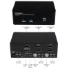 StarTech.com 2-Port DisplayPort Dual-Monitor KVM Switch – 4K 60Hz