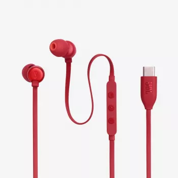 JBL Tune 310C Headset Kabelgebunden In-Ear Anrufe/Musik USB Typ-C Rot