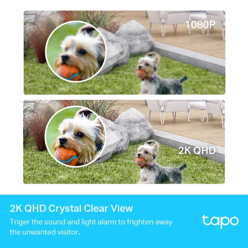 TP-Link Tapo Smartes kabelloses Überwachungskamera-System, 1-Kamera-System