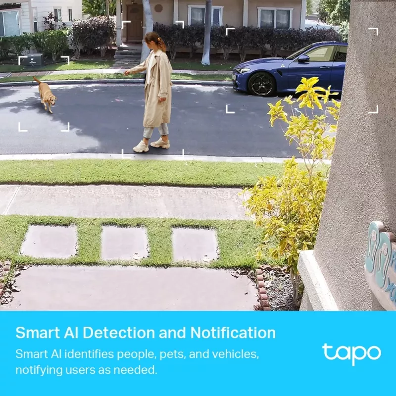 TP-Link Tapo Smartes kabelloses Überwachungskamera-System, 1-Kamera-System