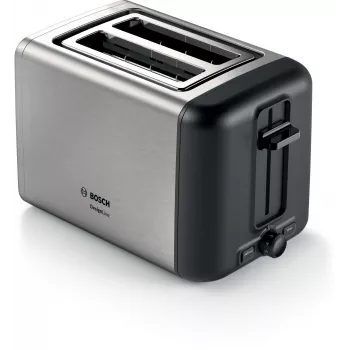 Bosch TAT3P420DE Toaster 2 Scheibe(n) 970 W Schwarz, Silber