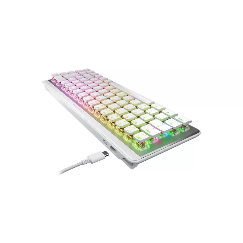 Turtle Beach Vulcan II Mini Air Tastatur Gaming RF Wireless + Bluetooth QWERTZ Deutsch Weiß
