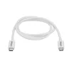 StarTech.com Thunderbolt 3 Kabel – 20 Gbit/s – 1 m – Weiß – Thunderbolt-, USB- und DisplayPort-kompatibel