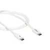 StarTech.com Thunderbolt 3 Kabel – 20 Gbit/s – 1 m – Weiß – Thunderbolt-, USB- und DisplayPort-kompatibel