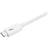 StarTech.com Thunderbolt 3 Kabel – 20 Gbit/s – 1 m – Weiß – Thunderbolt-, USB- und DisplayPort-kompatibel