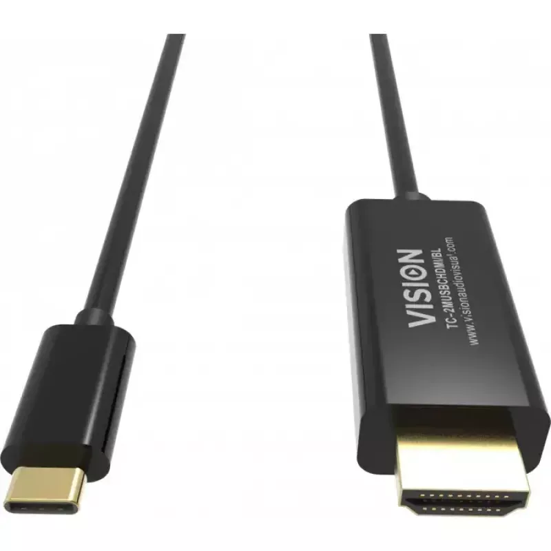DisplayPort-Kabel Vision TC 2MUSBCDP8K/BL 2 m USB Type-C Schwarz
