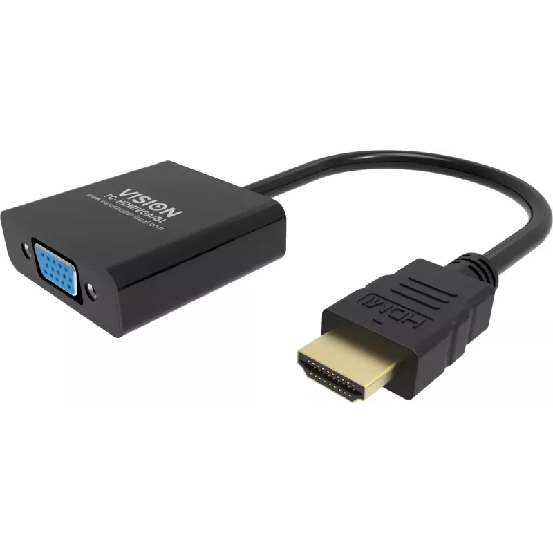 Videokabel-Adapter Vision TC-HDMIVGA/BL