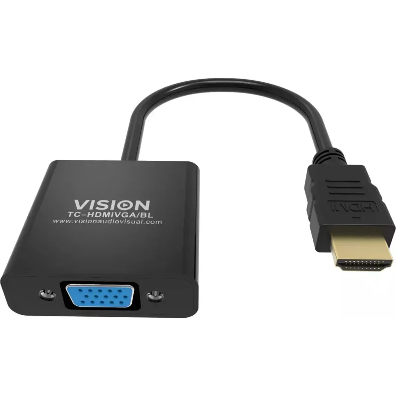 Videokabel-Adapter Vision TC-HDMIVGA/BL