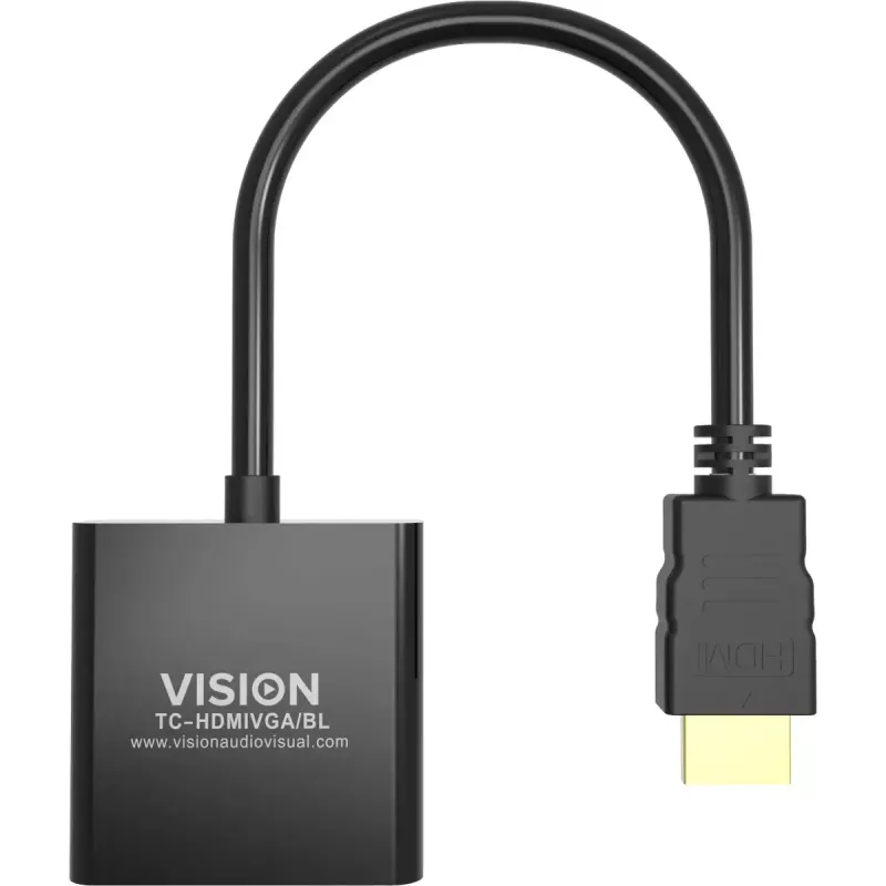 Videokabel-Adapter Vision TC-HDMIVGA/BL