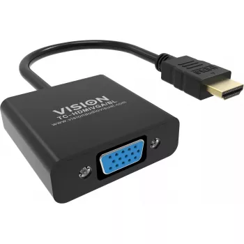 Videokabel-Adapter Vision TC-HDMIVGA/BL