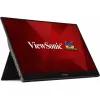 Viewsonic TD1655 Computermonitor 39,6 cm (15,6 Zoll) 1920 x 1080 Pixel Full HD LED Touchscreen Mehrbenutzer Schwarz, Silber