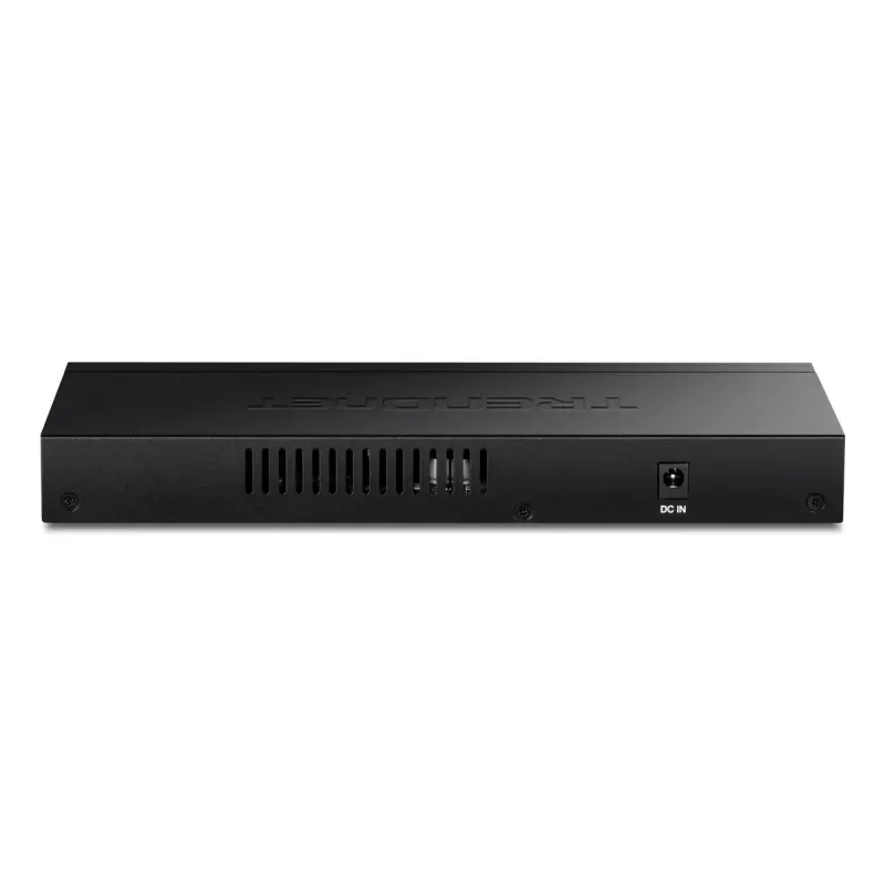 Unmanaged Netzwerk-Switch TRENDnet TEG-S5091 — 8× 2.5G RJ-45-Ports, 60 Gbit/s, 12V, wandmontierbar