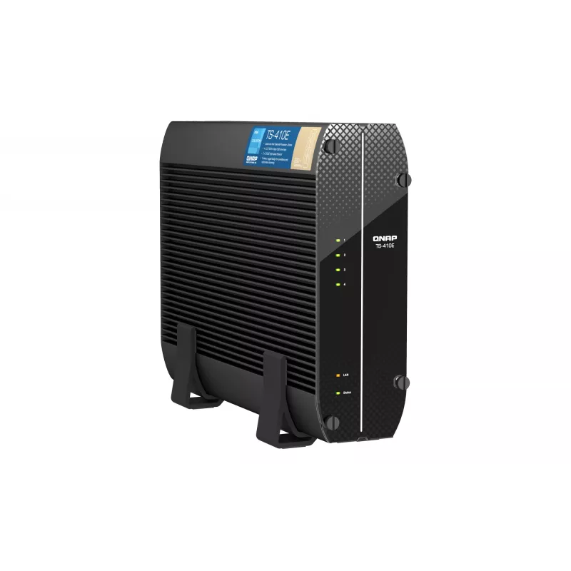 QNAP TS-410E NAS Tower Intel® Celeron® J6412 8 GB 0 TB QNAP QTS Schwarz