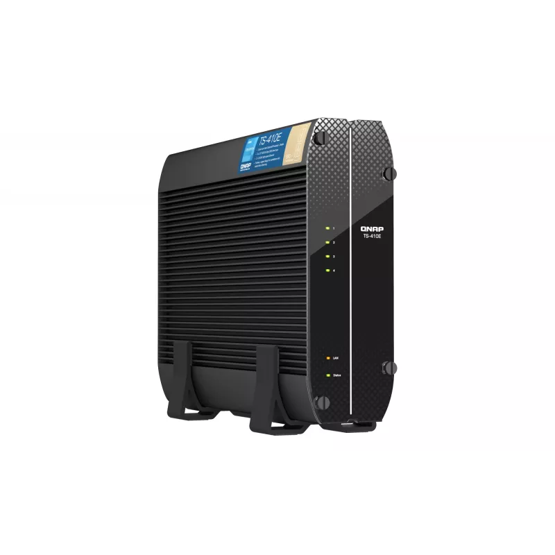 QNAP TS-410E NAS Tower Intel® Celeron® J6412 8 GB 0 TB QNAP QTS Schwarz