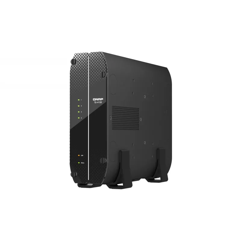 QNAP TS-410E NAS Tower Intel® Celeron® J6412 8 GB 0 TB QNAP QTS Schwarz