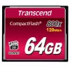 Flash-Speicher Transcend 64 GB CompactFlash 800x TS64GCF800