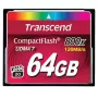 Flash-Speicher Transcend 64 GB CompactFlash 800x TS64GCF800