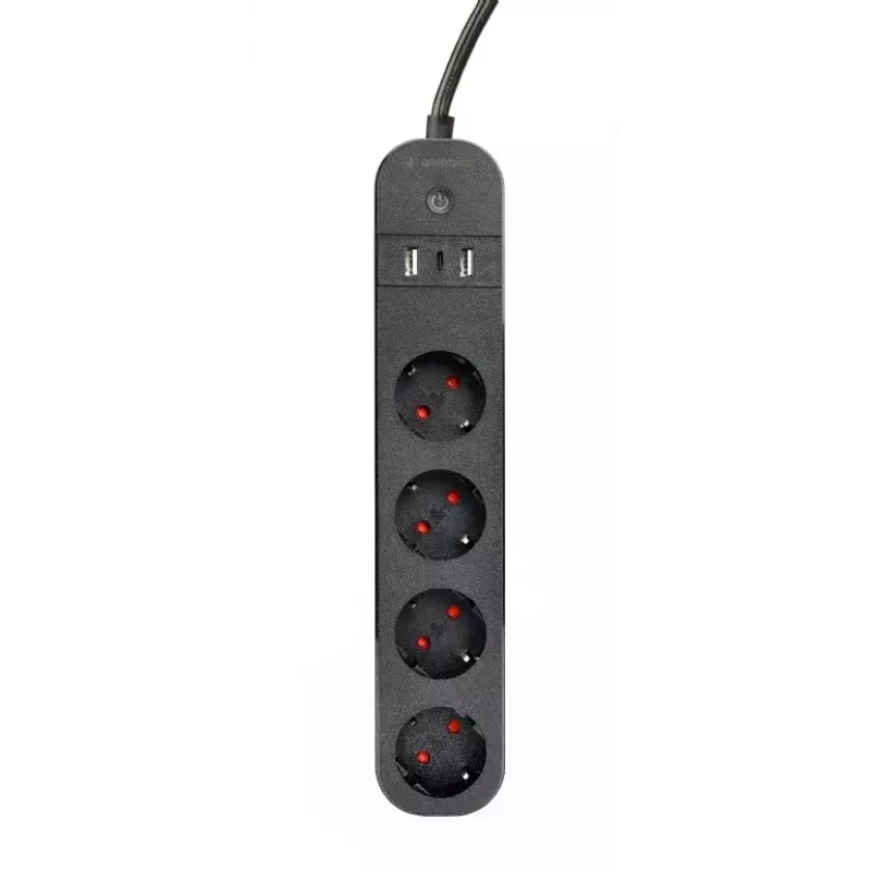 Steckdosenleiste Gembird TSL-PS-S4U-01 Smart 4 AC-Ausgänge