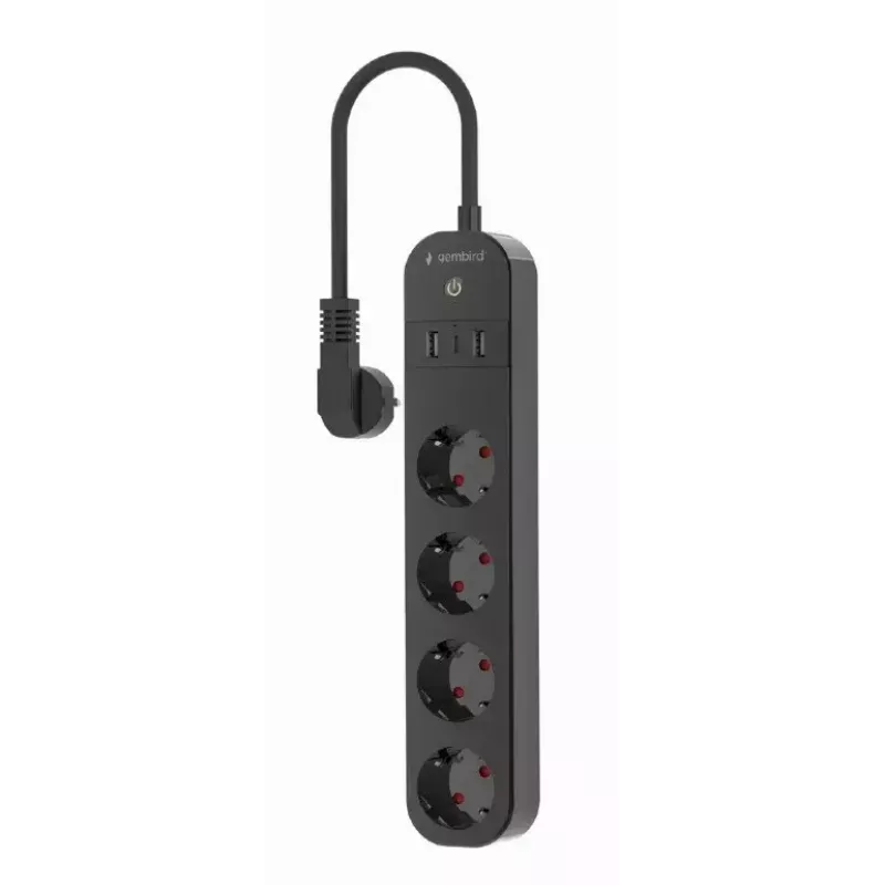 Steckdosenleiste Gembird TSL-PS-S4U-01 Smart 4 AC-Ausgänge