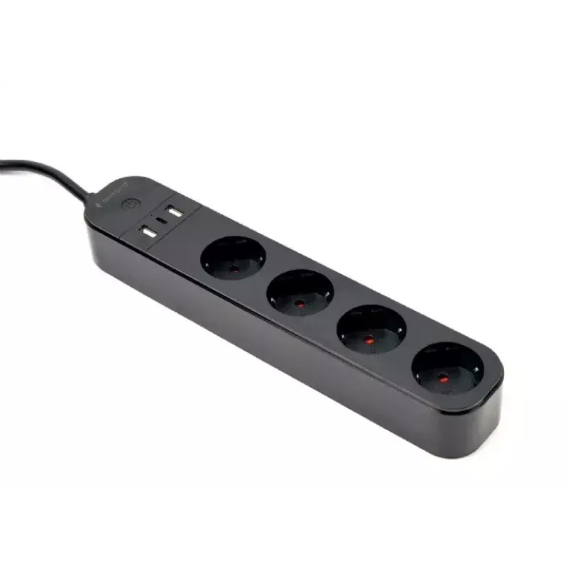 Steckdosenleiste Gembird TSL-PS-S4U-01 Smart 4 AC-Ausgänge