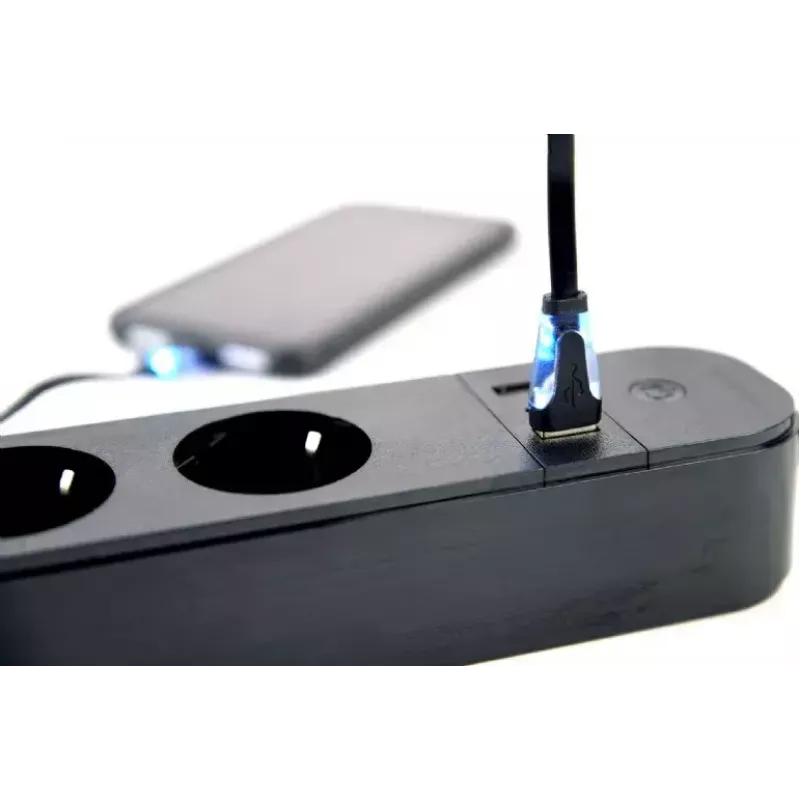 Steckdosenleiste Gembird TSL-PS-S4U-01 Smart 4 AC-Ausgänge