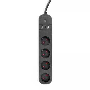 Steckdosenleiste Gembird TSL-PS-S4U-01 Smart 4 AC-Ausgänge