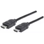 HDMI-Kabel Stecker zu Stecker Manhattan HDMM6 4K@30Hz 1,8 m Schwarz